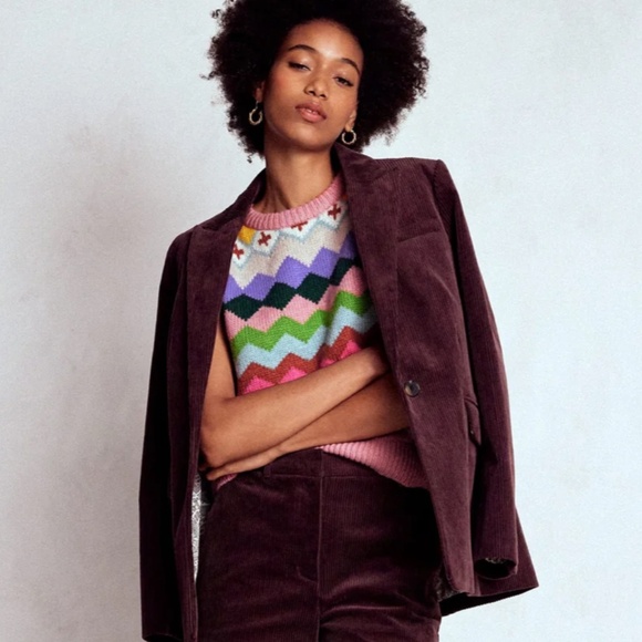 Boden Eleanor Fair Isle Sleeveless Sweater Vest NWT - Picture 9 of 9